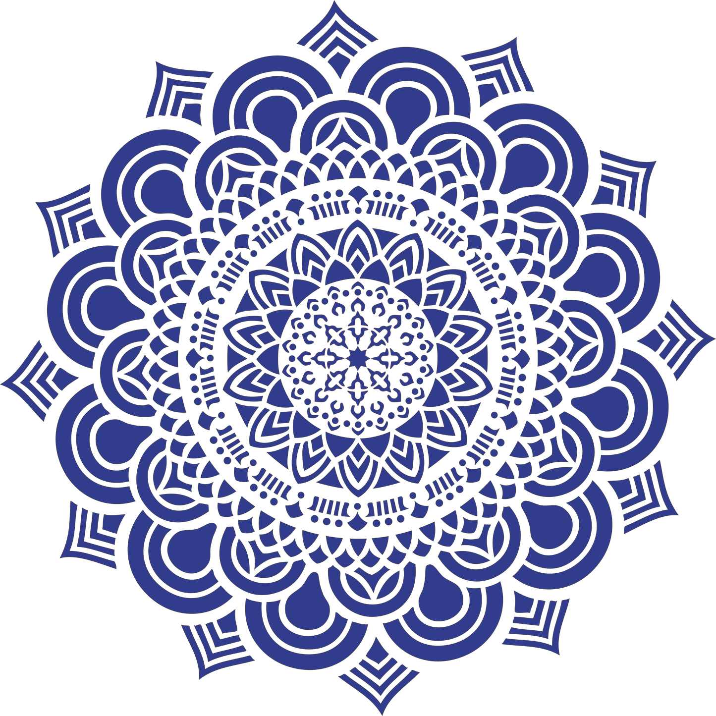 Stencil Mandala Template 13100 Die template 50cm - Laser Studio