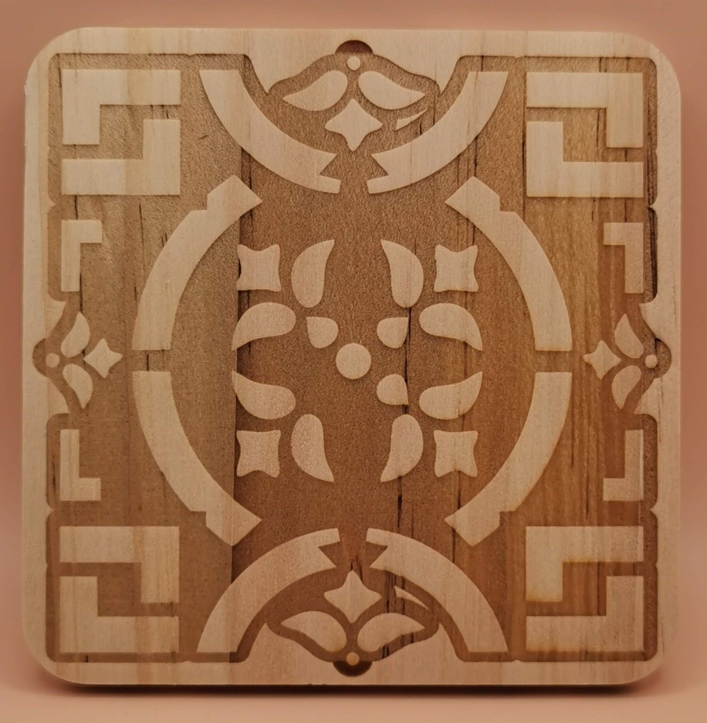 Wooden Coasters Square - Laser Studio