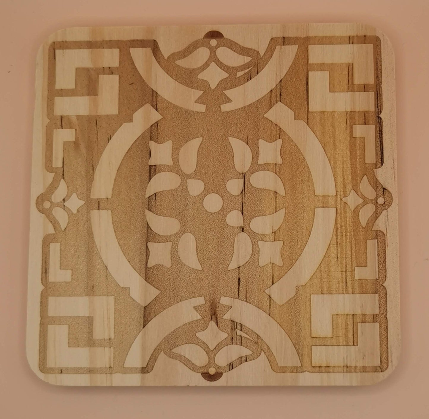 Wooden Coasters Square - Laser Studio