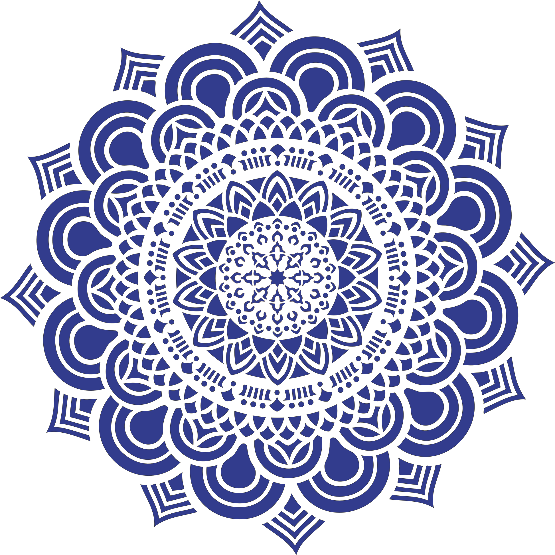 Stencil Mandala Template 13100 Die template 50cm - Laser Studio