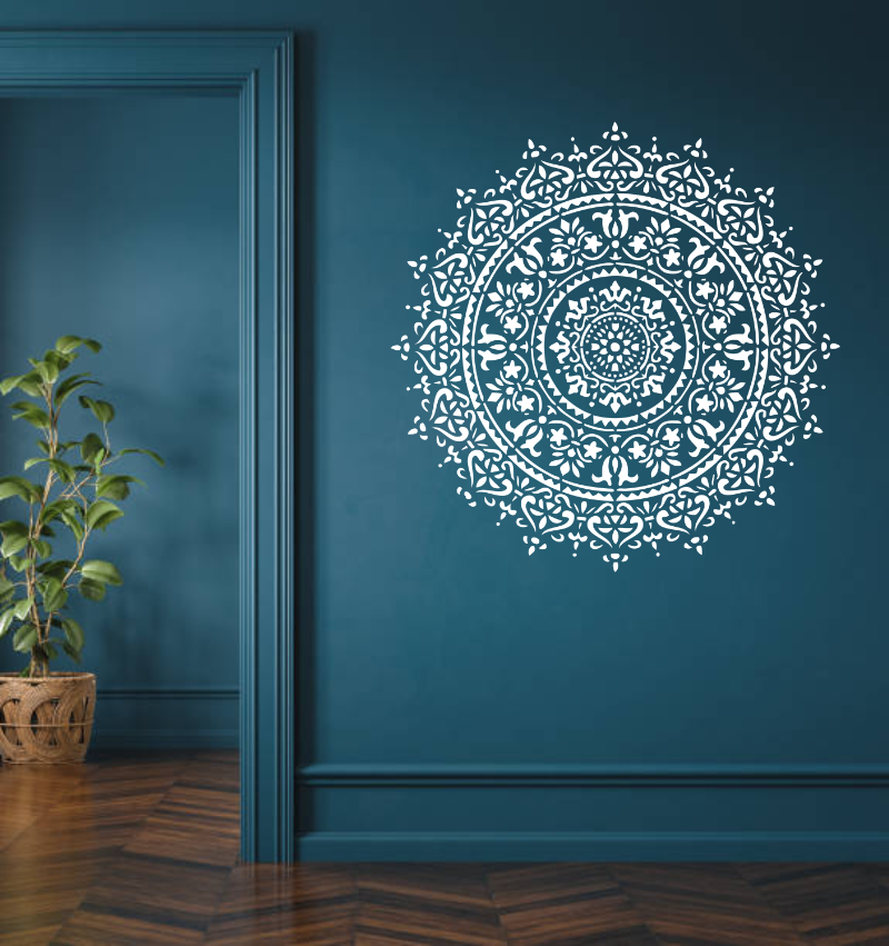Stencil mandala round template 99 - Laser Studio