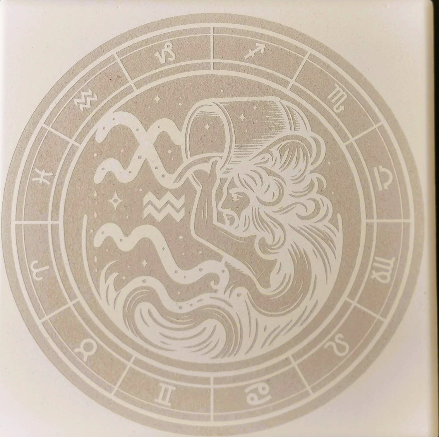 Ceramic Coaster Round - Laser Studio