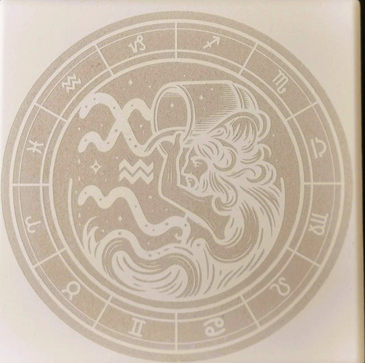 Ceramic Coaster Round - Laser Studio