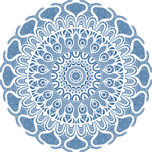 Mandala Mirage Stencil Template DYE - Laser Studio