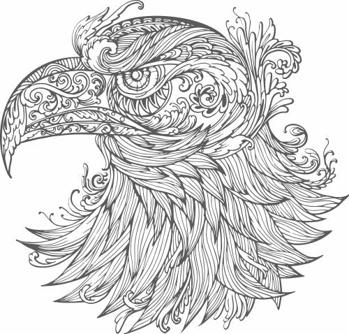 Ornated Eagle vector file