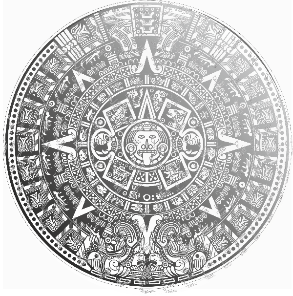 Aztec  calendar  vector design files - Laser Studio
