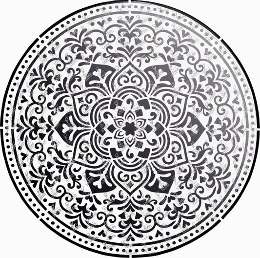 Mandala 6 Vector graphic digital files - Laser Studio